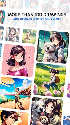 Anime AI Art Coloring Game - Screenshot 4