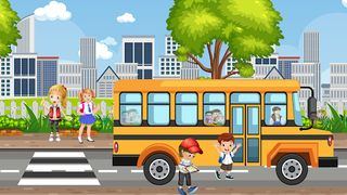 Kids Bus Driving–Bus Game - Screenshot 2