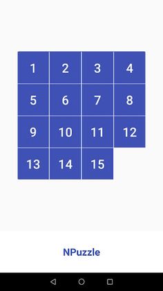 NPuzzle - Screenshot 1