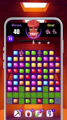 Gems of Africa - Match Three - Screenshot 2