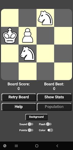 4 Piece Mini Chess Puzzles - Screenshot 1