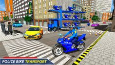 NY Police Bike Transport Truck - Screenshot 3