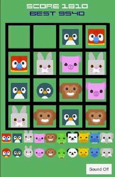 Hayvanlar ile 2048 - Screenshot 1