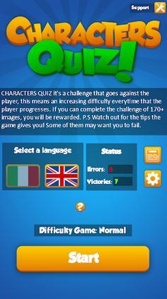 CharactersQuiz - Screenshot 1