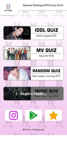 BTS Quiz - Game Quiz BTS & Jun - Screenshot 3