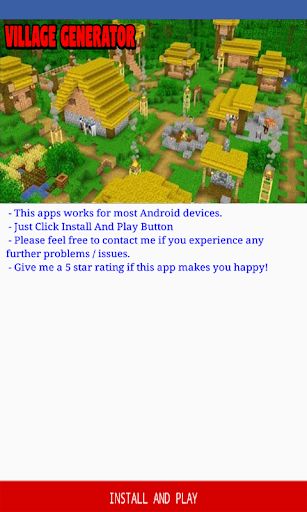 Village Generator for Minecraf - Screenshot 3