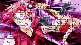 Haruno Sakura Game Jigsaw - Screenshot 1