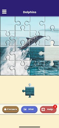 Dolphin Love Puzzle - Screenshot 1