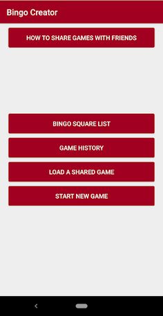 Bingo Creator - Screenshot 1