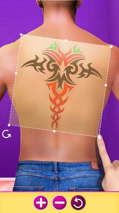 Tattoo Drawing - Tattoo Games - Screenshot 3