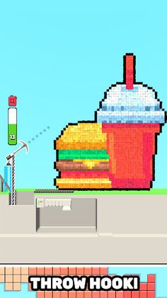 Hook Smash - Pixel art Quest! - Screenshot 1