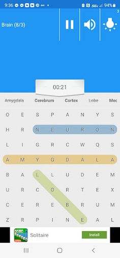 WORDY WORDSEARCH - Screenshot 1