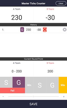 Master Tichu Counter - Screenshot 1