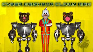 Cyber Neighbor Clown Man - Screenshot 1