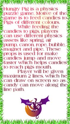 Hungry Pig : puzzle game - Screenshot 1