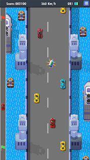 Road Fighter Retro - Screenshot 2