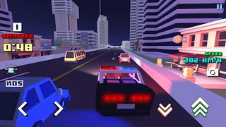 Blocky Car Racer - racing game - Screenshot 2
