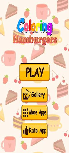 Burger Coloring - Screenshot 2
