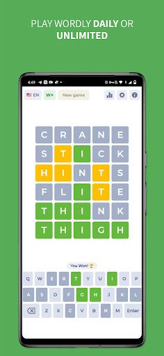 Wordy - Word Puzzle Game - Screenshot 1