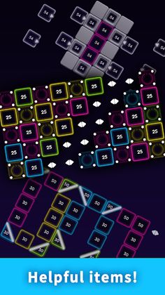 Bricks Breaker Neon 11 - Screenshot 1