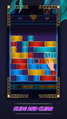 Slide Puzzle Drop Jewels Blast - Screenshot 2