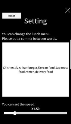 Random Lunch Menu - Screenshot 2
