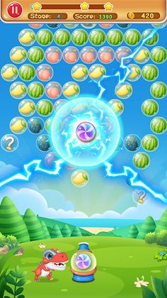 Dino trainers puzzle bobble - Screenshot 1