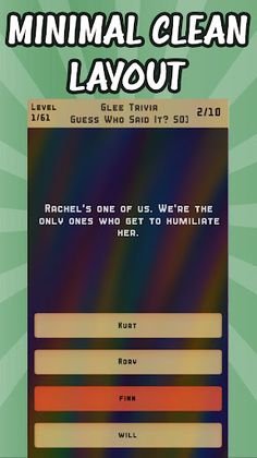 Glee Trivia Quiz - Screenshot 2