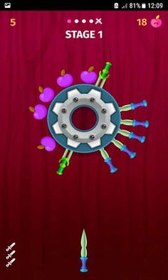 knife shoot game & cherry Hit - Screenshot 3