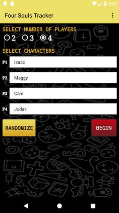 Four Souls Tracker - Screenshot 1