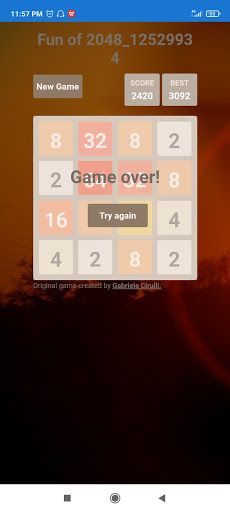 Fun of 2048 - Screenshot 1