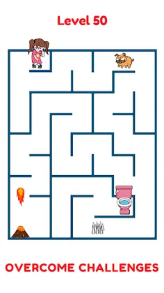 Maze Run: Path To Toilet - Screenshot 1