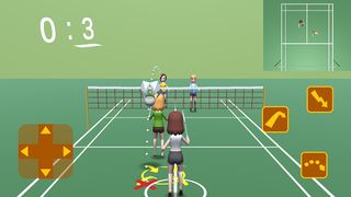 Badminton Double - Screenshot 1