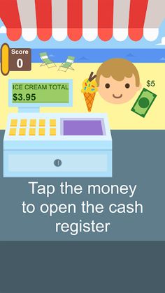 Crazy Cashier: Money learning, - Screenshot 1
