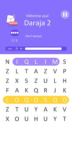 SO'Z O'YINI - Screenshot 4