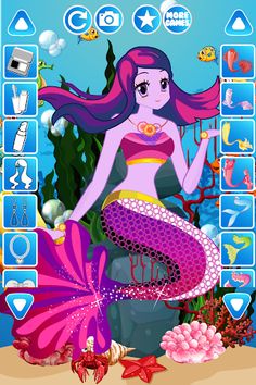 Mermaid Dress Up Game - Screenshot 1
