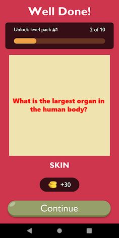 Human Body General Knowledge - Screenshot 2