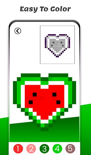 Watermelon Game Pixel Art - Screenshot 2