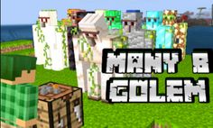 Many B Golem Mod for Minecraft - Screenshot 2