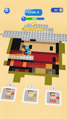 Pixel Color Cover 3D - Screenshot 4