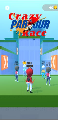 Crazy Parkour Race - Screenshot 1