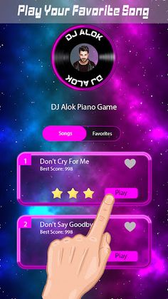 DJ Alok Piano Tiles Game - Screenshot 2