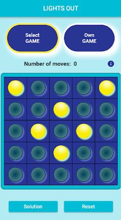 Lights out - solution - Screenshot 1