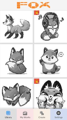 Fox Coloring Book Art - Screenshot 3