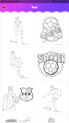 coloring world football - Screenshot 3