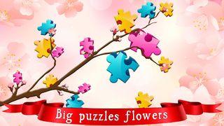 Big puzzles flowers - Screenshot 1