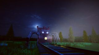 Scary Train Spider Horror Game - Screenshot 1