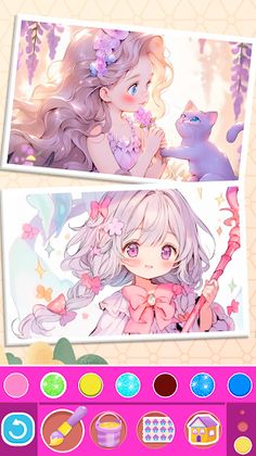 Princess Color: Doll Coloring - Screenshot 2