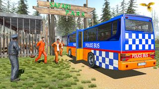 Police Bus Offroad Bus Game 3D - Screenshot 2