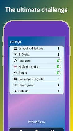 Bulls and cows - Mastermind - Screenshot 3
